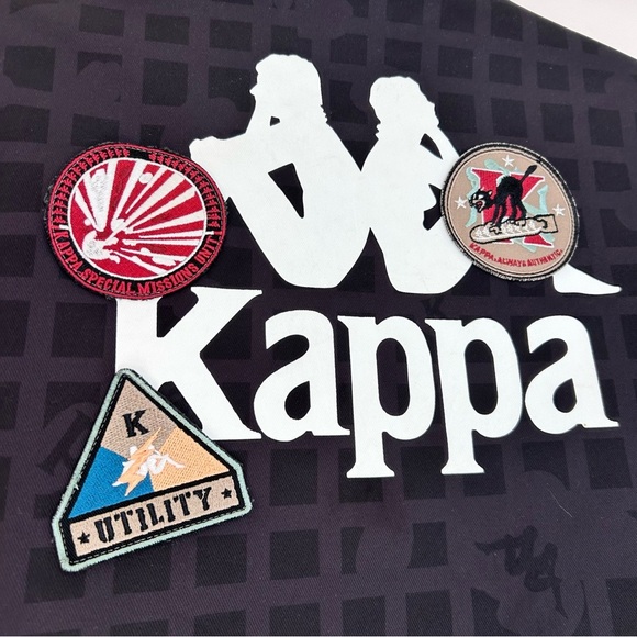 Kappa Men's Authentic Alexander Bomber Jacket Size M Black - Picture 9 of 14